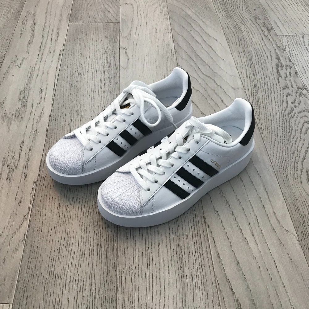 Adidas Superstar bold leather sneakers - 7 - Picture 1 of 4